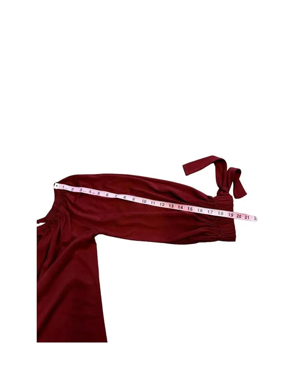 Michael Kors | Women's Burgundy 3/4 Sleeve Blouse | Size Medium | NWT | 0825